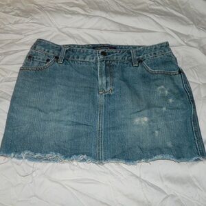 American Eagle denim mini skirt size 2